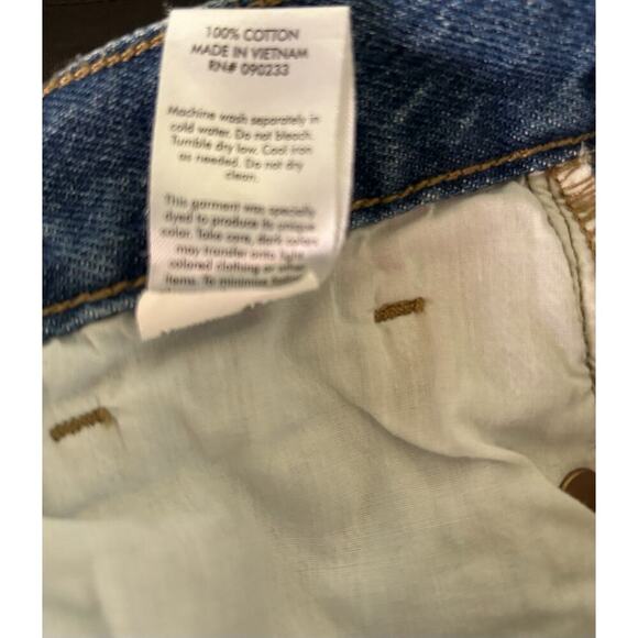 Pacsun Size 25 Low Rise Butterfly Checkered Jeans. Button-Straight Leg Open - Picture 7 of 12